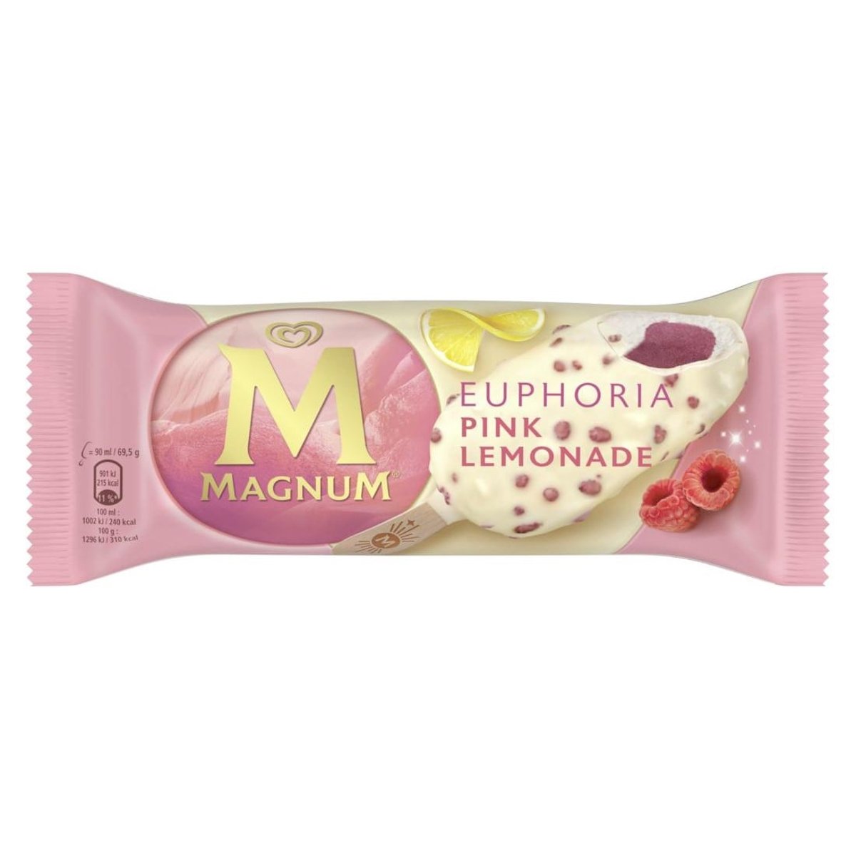 Magnum Euphoria pink lemonade nanuk