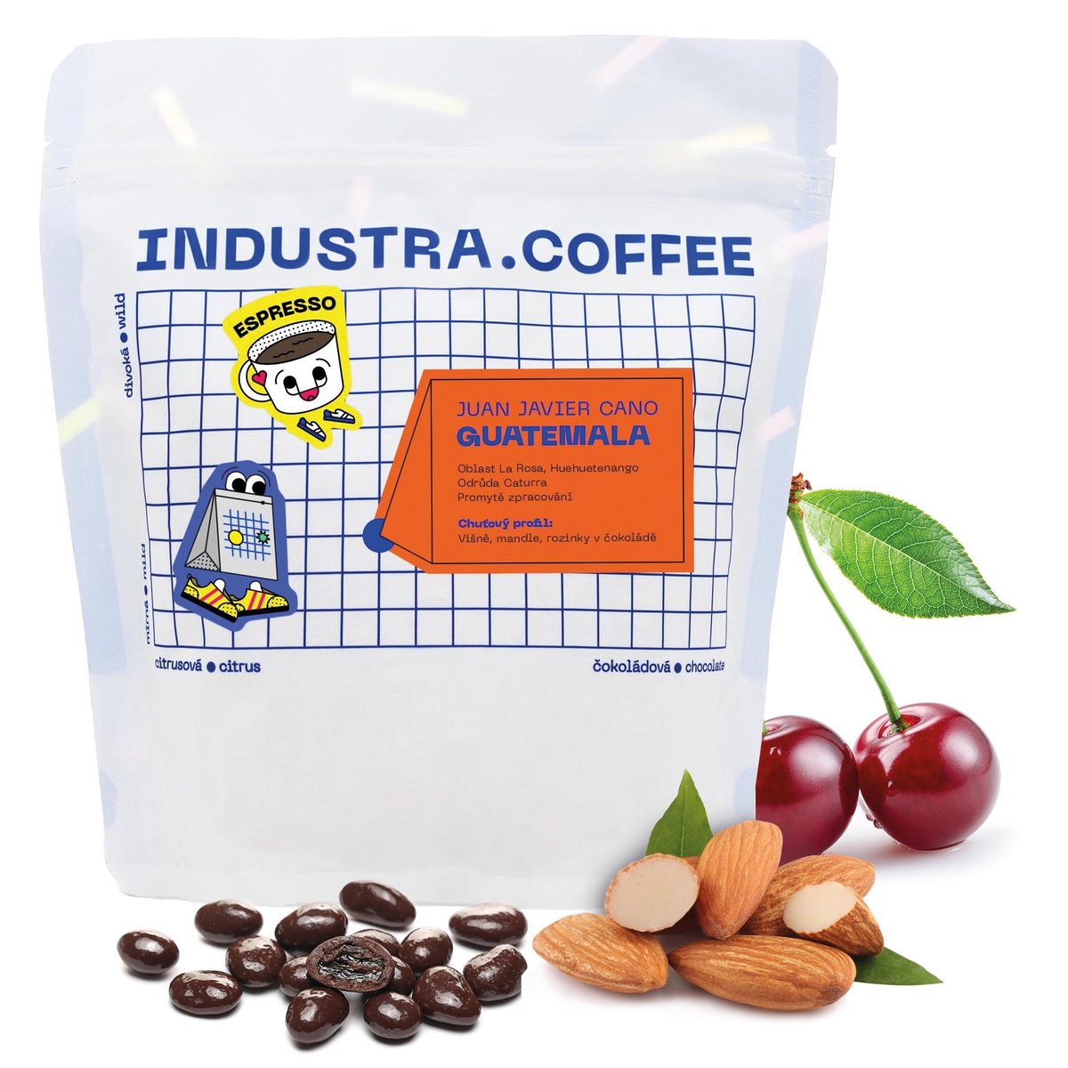 Industra.Coffee Guatemala Juan Javier Cano zrnková káva