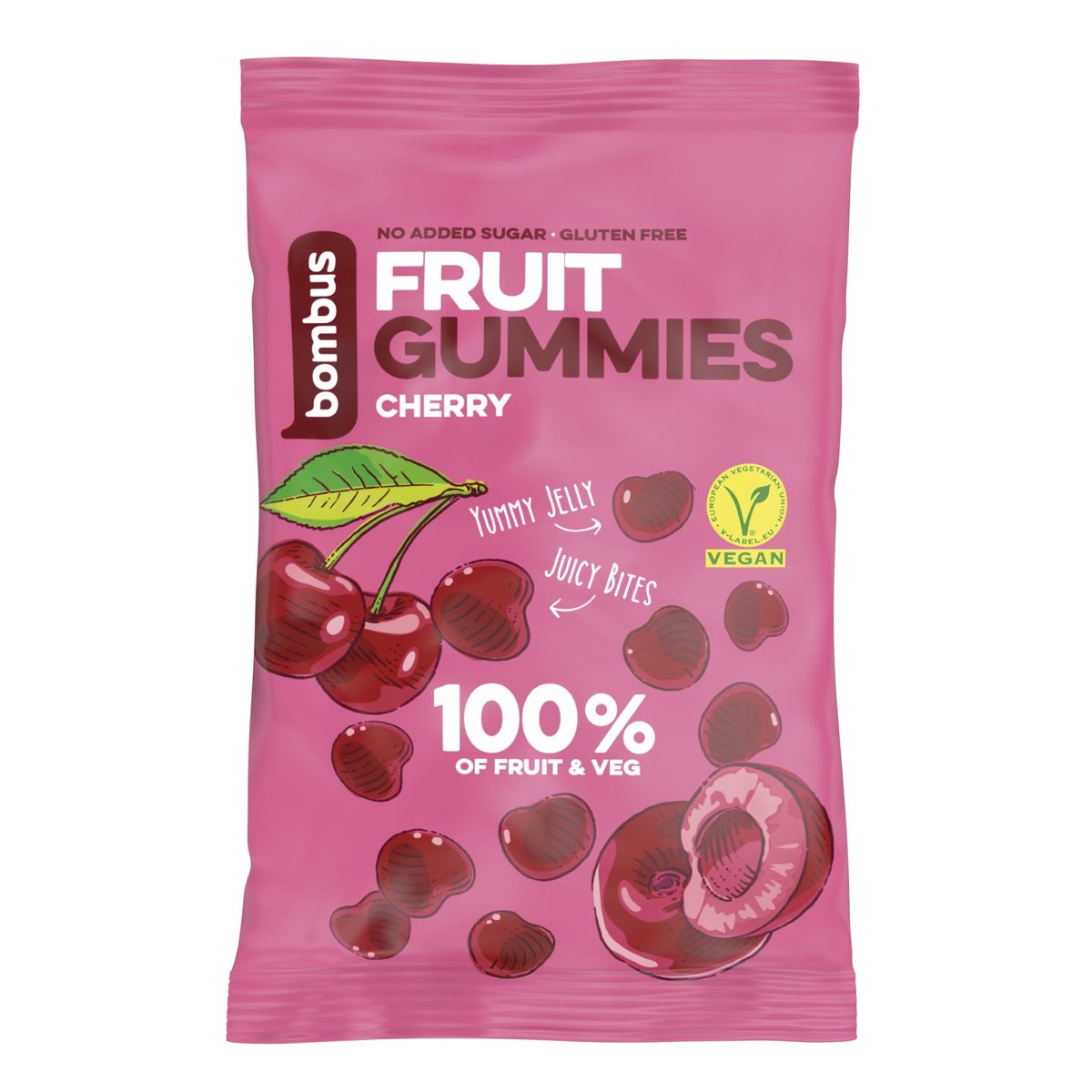 Bombus Fruit gummies višeň
