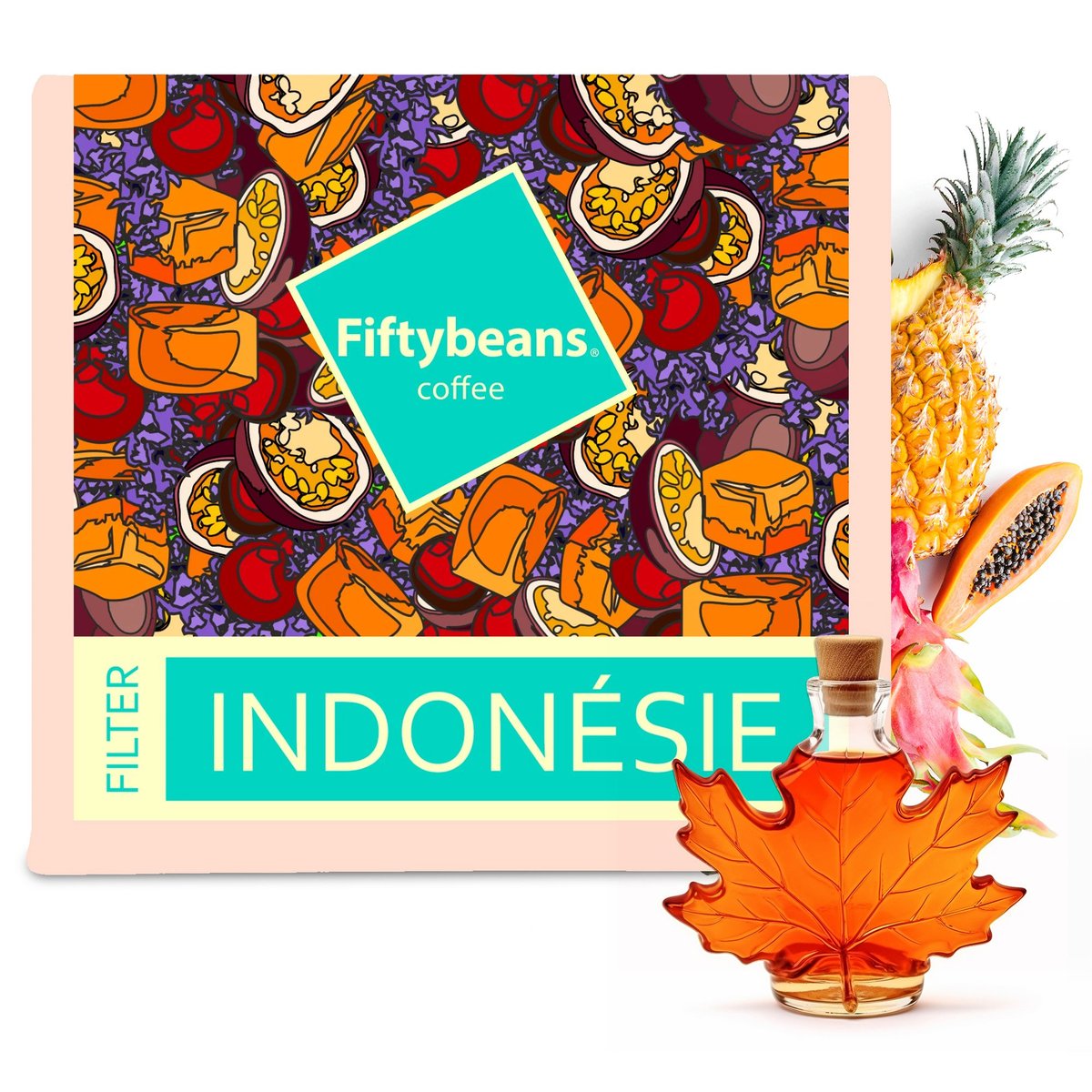Fiftybeans Indonésie Barokah zrnková káva