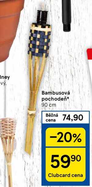 Bambusová pochodeň 90 cm 