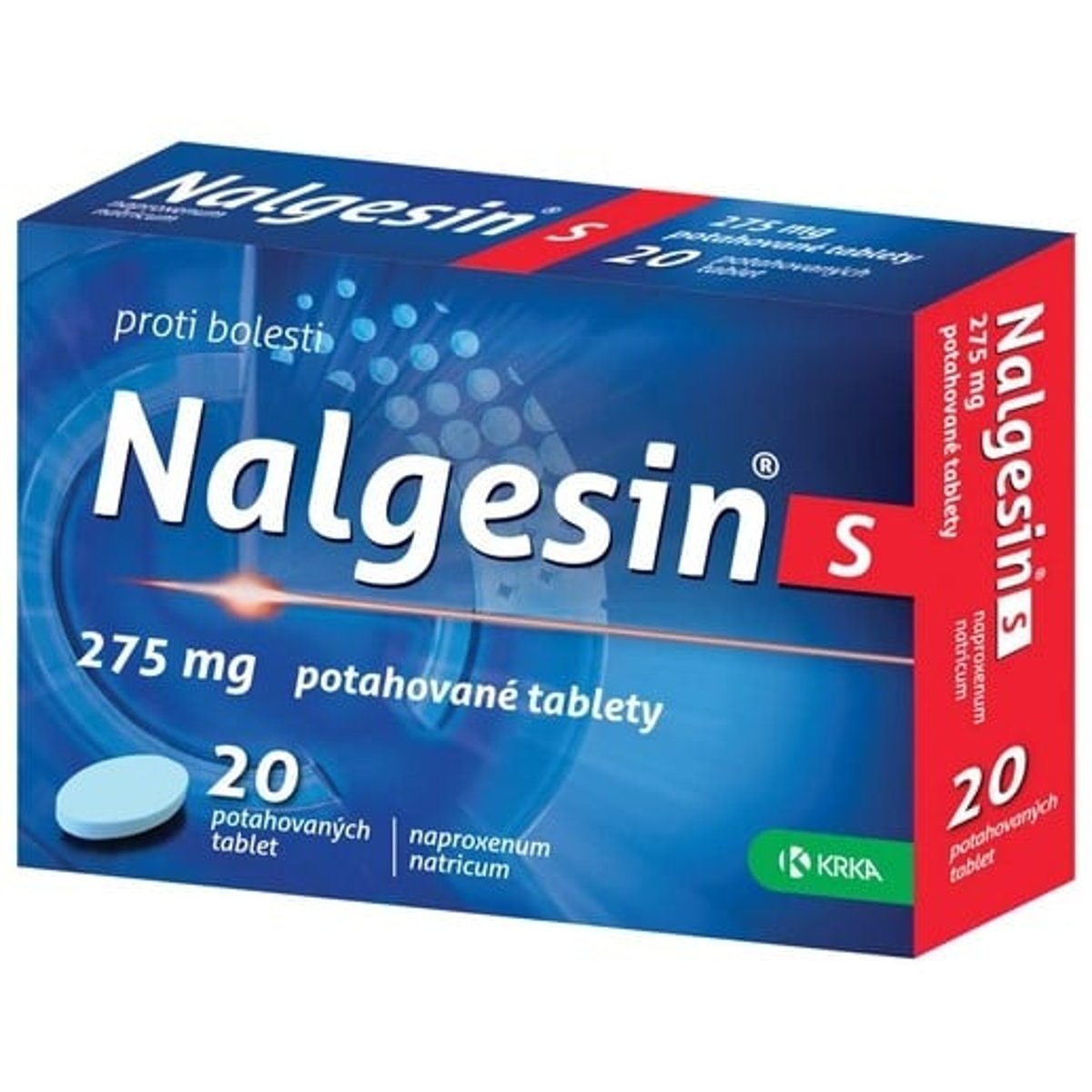 NALGESIN S 275MG Potahovaná tableta 20X1 II