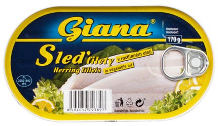 Giana Sleď filety v rostlinném oleji