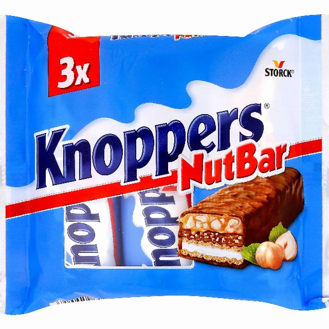 Knoppers Nutbar Čokoládová tyčinka