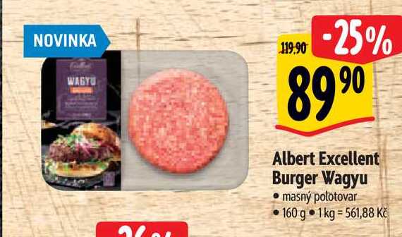   Albert Excellent Burger Wagyu 160 g