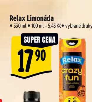 Relax Limonáda 330 ml  