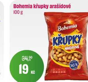 Bohemia křupky arašídové 100 g 