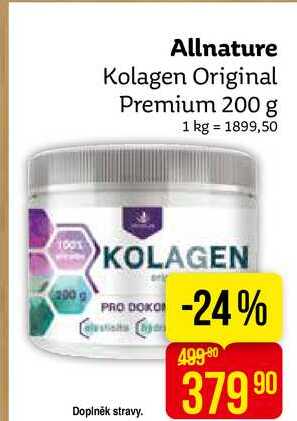 Allnature Kolagen Original Premium 200 g 