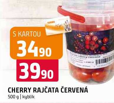 Rajčata Cherry červená 500 g