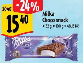 Milka Choco snack, 32 g 