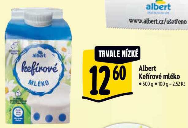 Albert Kefírové mléko, 500 g