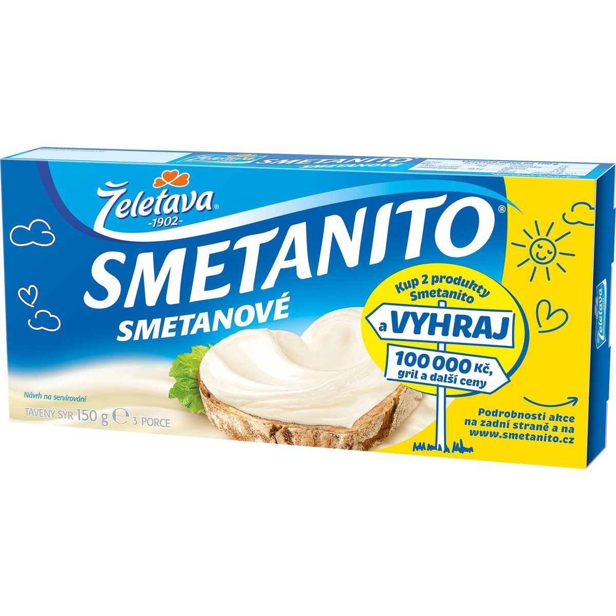 Smetanito Smetanové tavený sýr