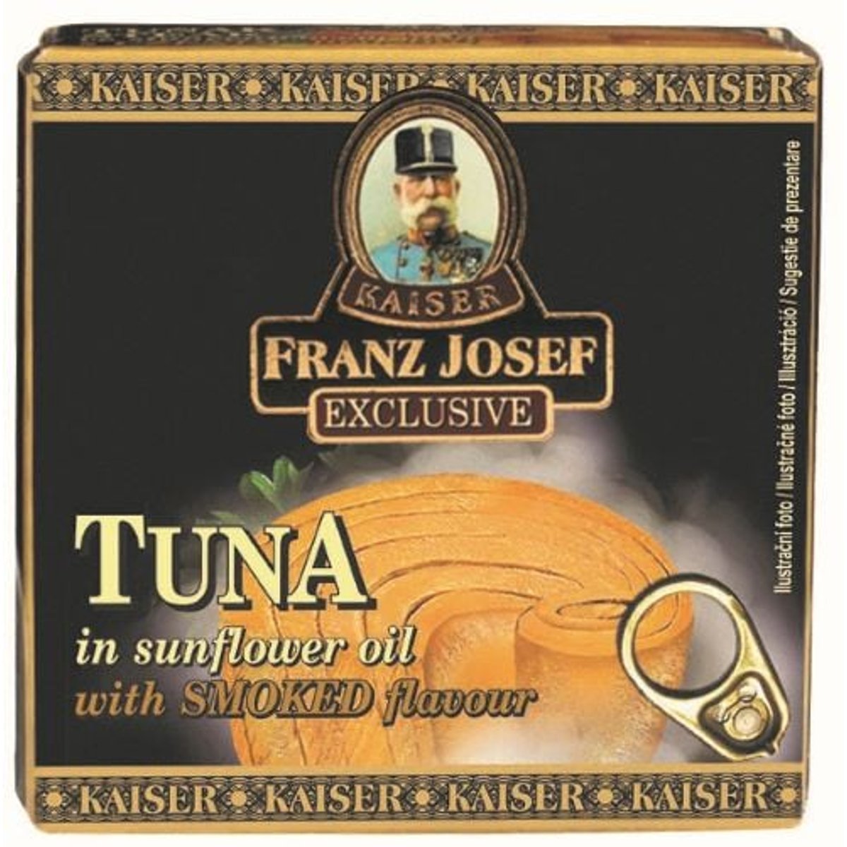 Franz Josef Kaiser Tuňák celý v rostlinném oleji s uzenou příchutí