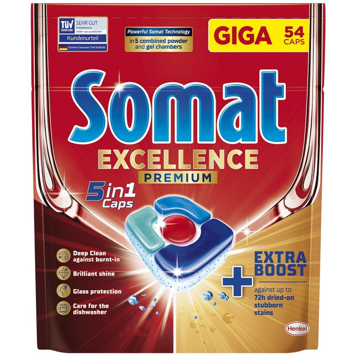 Somat Excellence 5v1 kapsle do myčky nádobí