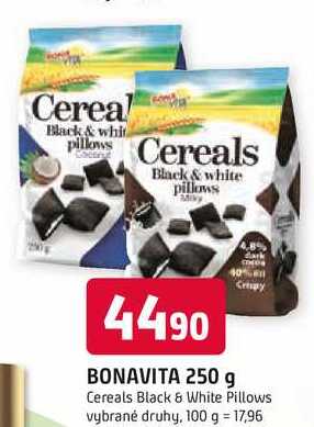 Cereals Black & White Pillows vybrané druhy, 250g