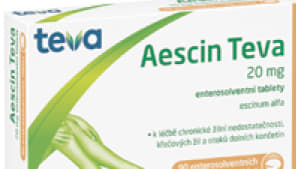 Aescin Teva 20 mg 90 enterosolventních tablet
