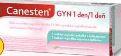 Canesten® GYN 1 den měkká vaginální tobolka