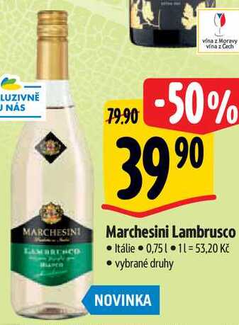 Marchesini Lambrusco, 0,75 l