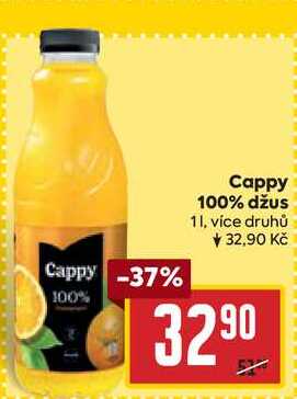 Cappy 100% džus, 1 l