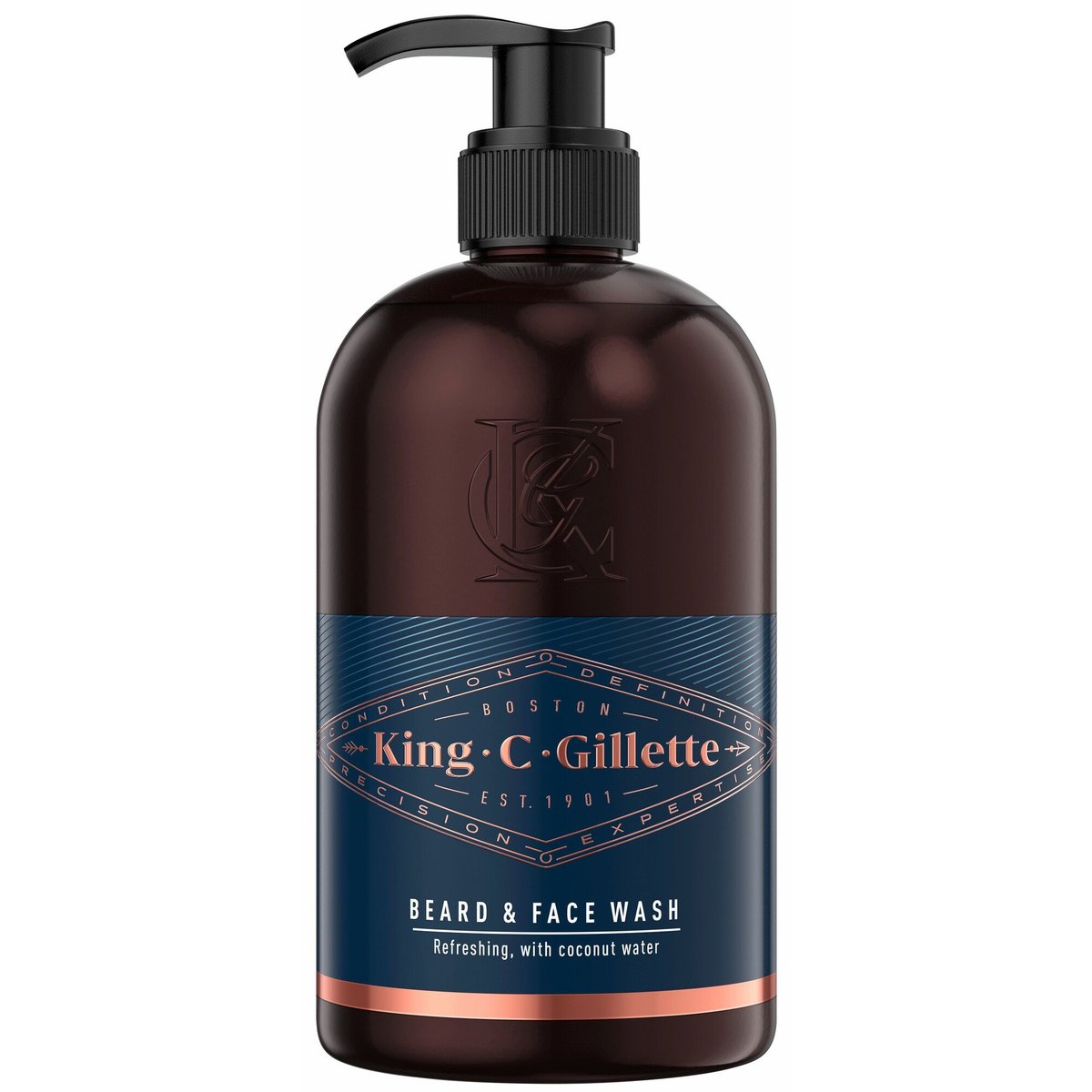 King C. Gillette Pánská mycí emulze na obličej a vousy s arganovým olejem
