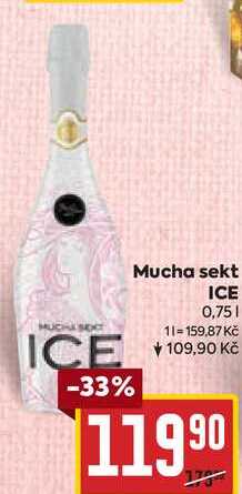 Mucha sekt ICE, 0,75 l