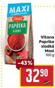 Vitana Paprika sladká Maxi, 100 g 