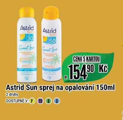 Astrid Sun sprej na opalování 150ml  