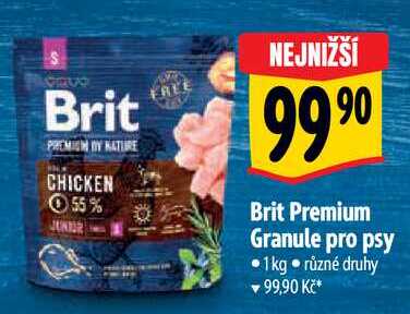 Brit Premium Granule pro psy, 1 kg