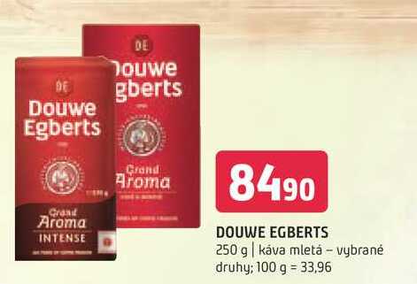 Douwe Egberts 250 g káva mletá vybrané druhy