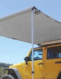 Stan k výsuvné markýze na karavan / obytné auto / dodávku / osobní auto 200x250cm / výška 200cm / šedý