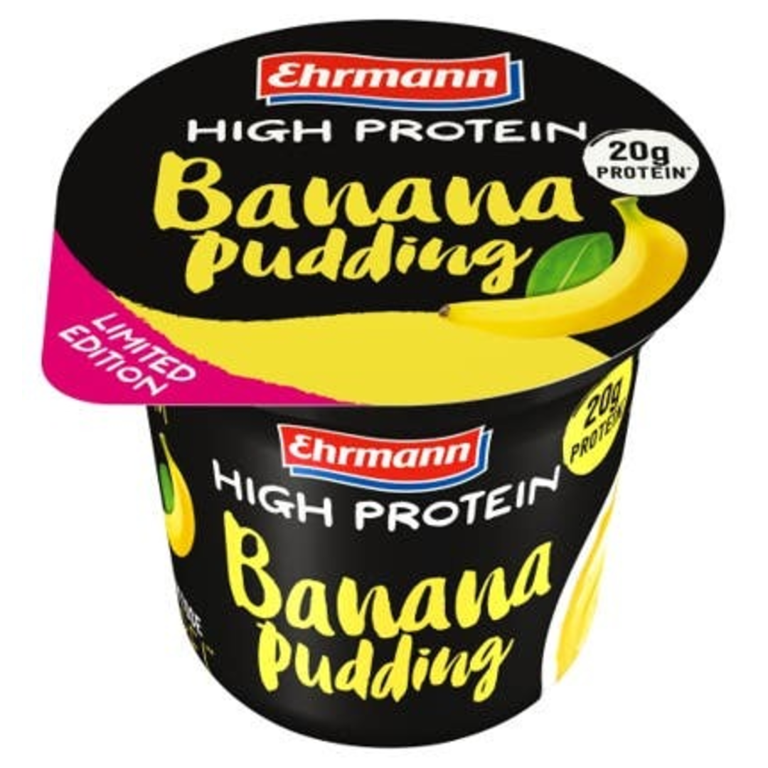 Ehrmann High Protein Pudding Banán