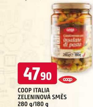 COOP ITALIA ZELENINOVÁ SMĚS 280 g/180 g 