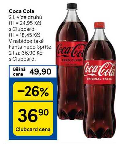 Coca Cola, 2 l  