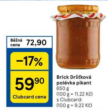 Brick Dršťková polévka pikant, 650 g 