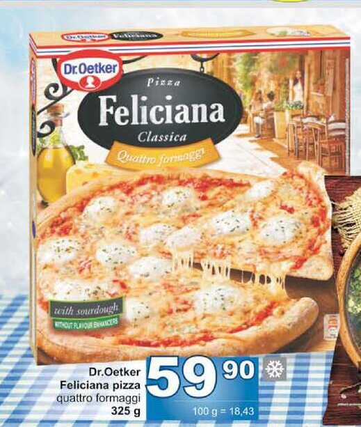 Dr.Oetker Feliciana pizza quattro formaggi 325g