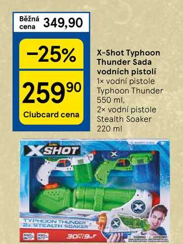 X-Shot Typhoon Thunder Sada vodních pistolí