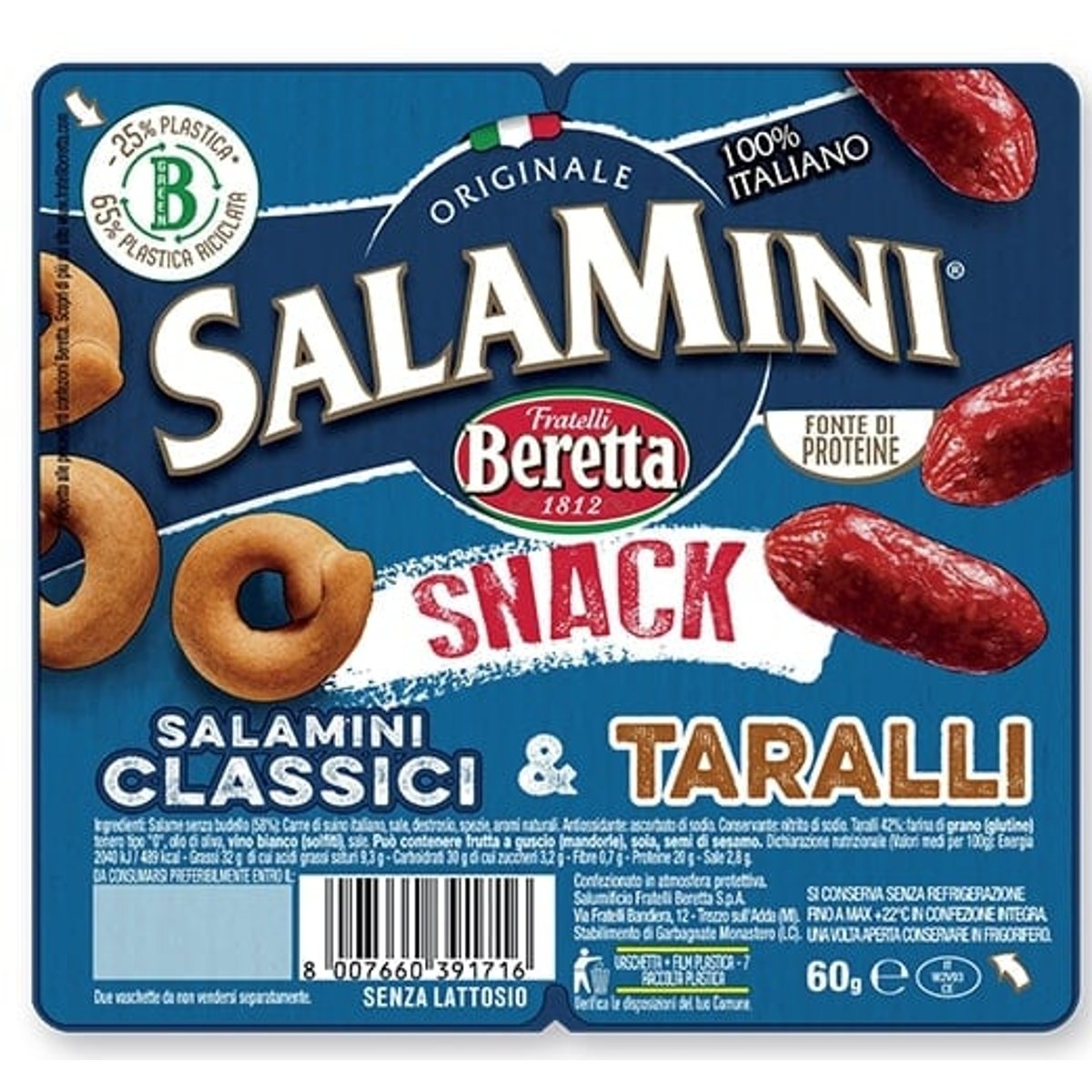 Fratelli Beretta Salamini Snack Classici&Taralli