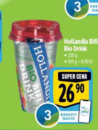 Hollandia Bifi Bio Drink •230g  