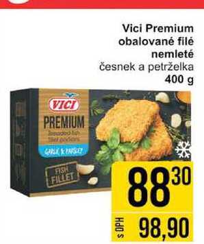 Vici Premium obalované filé nemleté česnek a petrželka 400 g