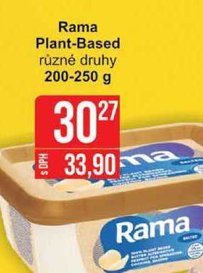 Rama Plant-Based různé druhy 200-250 g