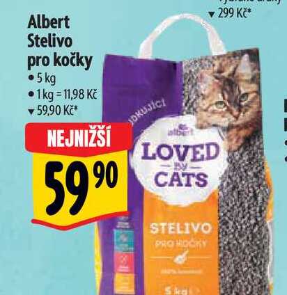 Albert Stelivo pro kočky • 5 kg 