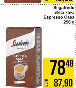 Segafredo mletá káva Espresso Casa 250 g