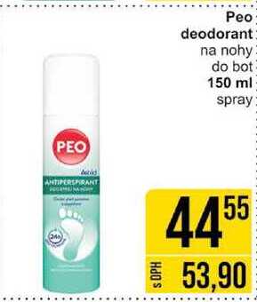 Peo deodorant na nohy do bot 150 ml spray