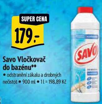 Savo Vločkovač do bazénu, 900 ml