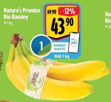 Nature's Promise Bio Banány, 1 kg