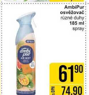 AmbiPur osvěžovač různé duhy 185 ml spray