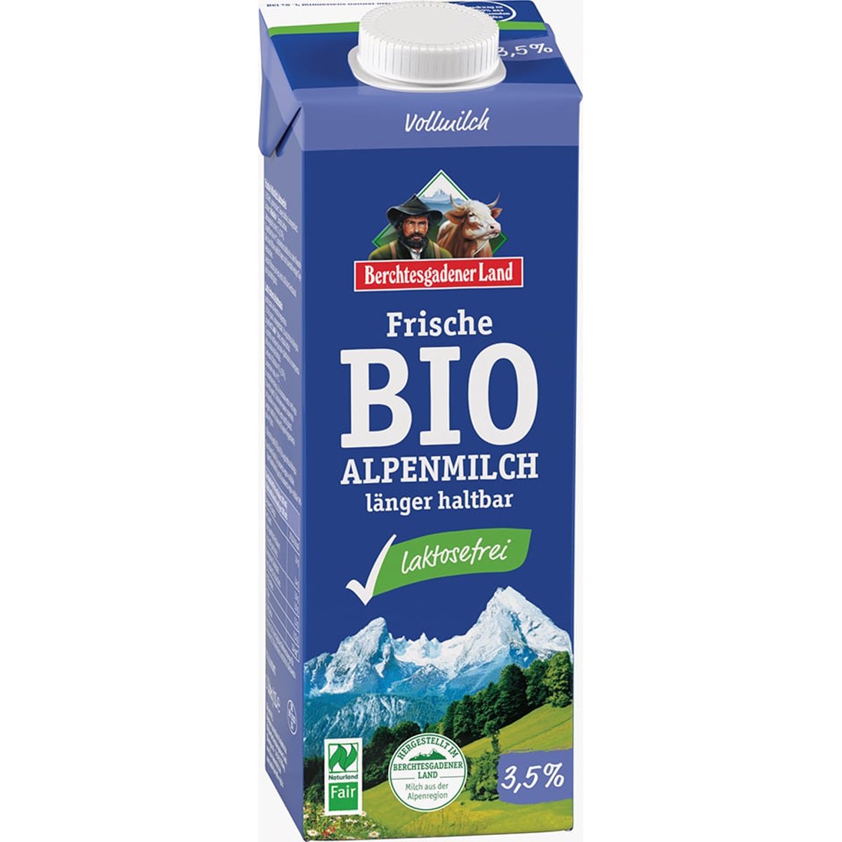Berchtesgadener Land BIO Čerstvé alpské mléko bez laktózy plnotučné