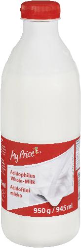 My Price Acidofilní mléko 3,6%, 950 g