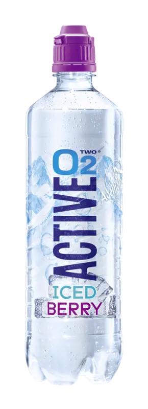Active O2 Minerální voda Iced Berry, 750 ml