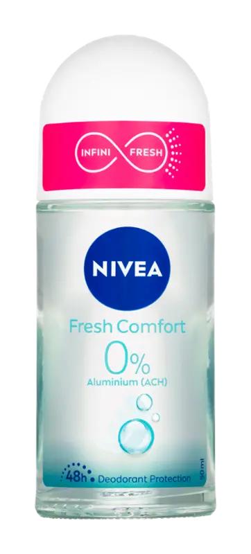 NIVEA Deodorant roll-on pro ženy Fresh Comfort, 50 ml